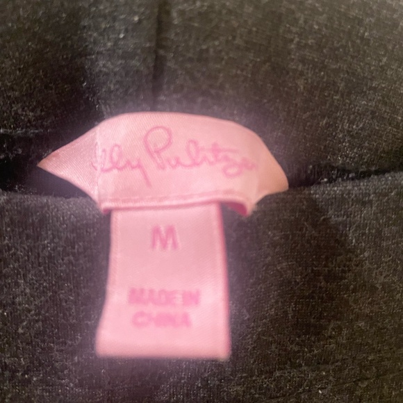 Lilly Pulitzer Ponte grey pull on stretch pants medium #42447 - Picture 3 of 8